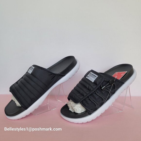NIKE Asuna 2 Sporty Quilted Slide Sandals- Black/White color- Women’s Size: 9 ⭐ - Picture 8 of 16